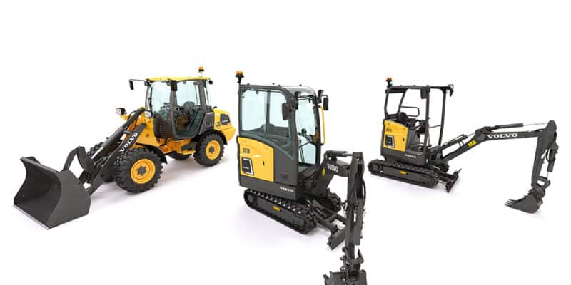Compact Crawler Excavator And Compact Wheel Loader Electric Rang